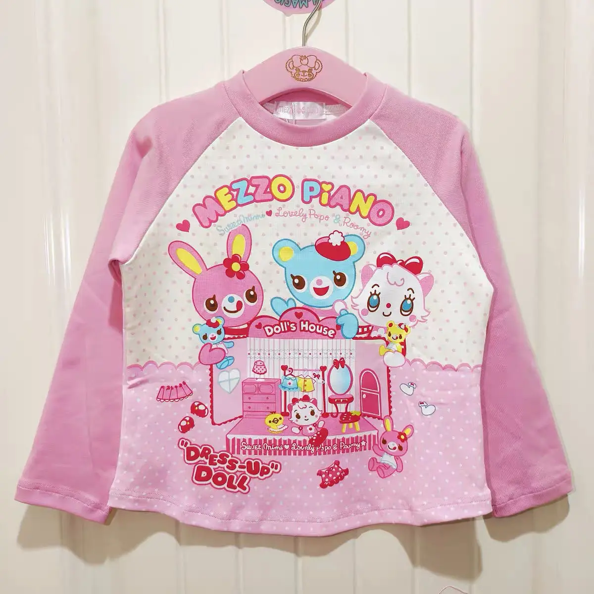 Autumn New Japanese Cute Cartoon Long Sleeves Undershirts Fairycore Y2k Aesthetic Short Graphic T Shirts Sweet Girl Crop Top