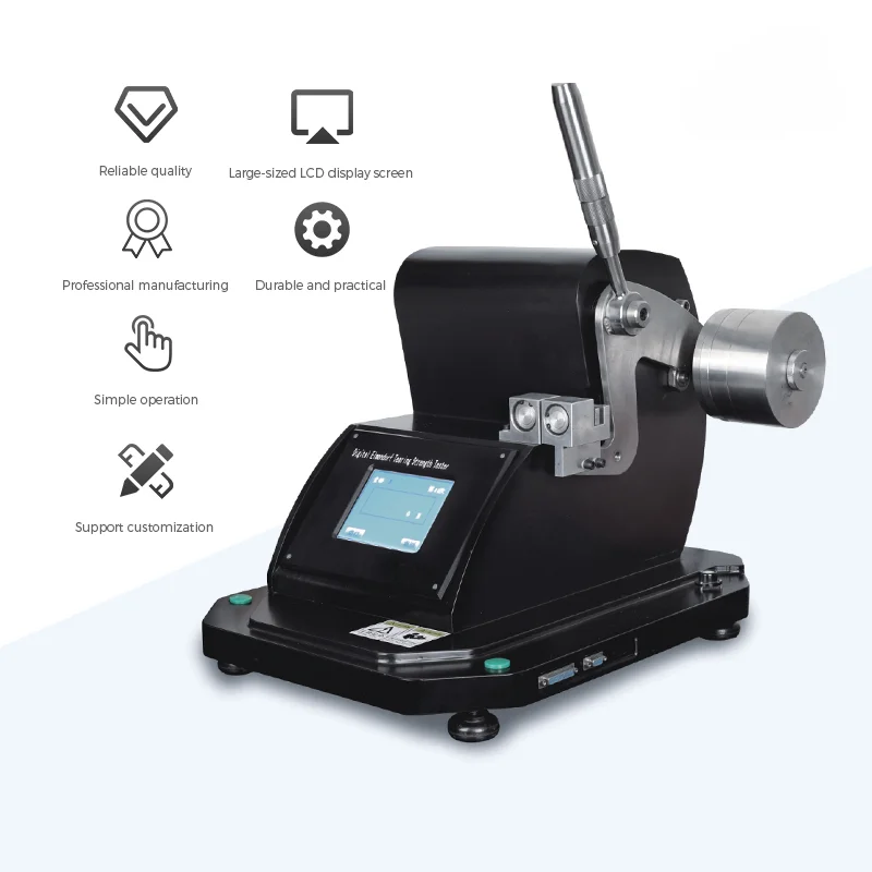 Fabric Stiffness Test Meter Tearing Strength Tester Machine for Elmendorf Textile