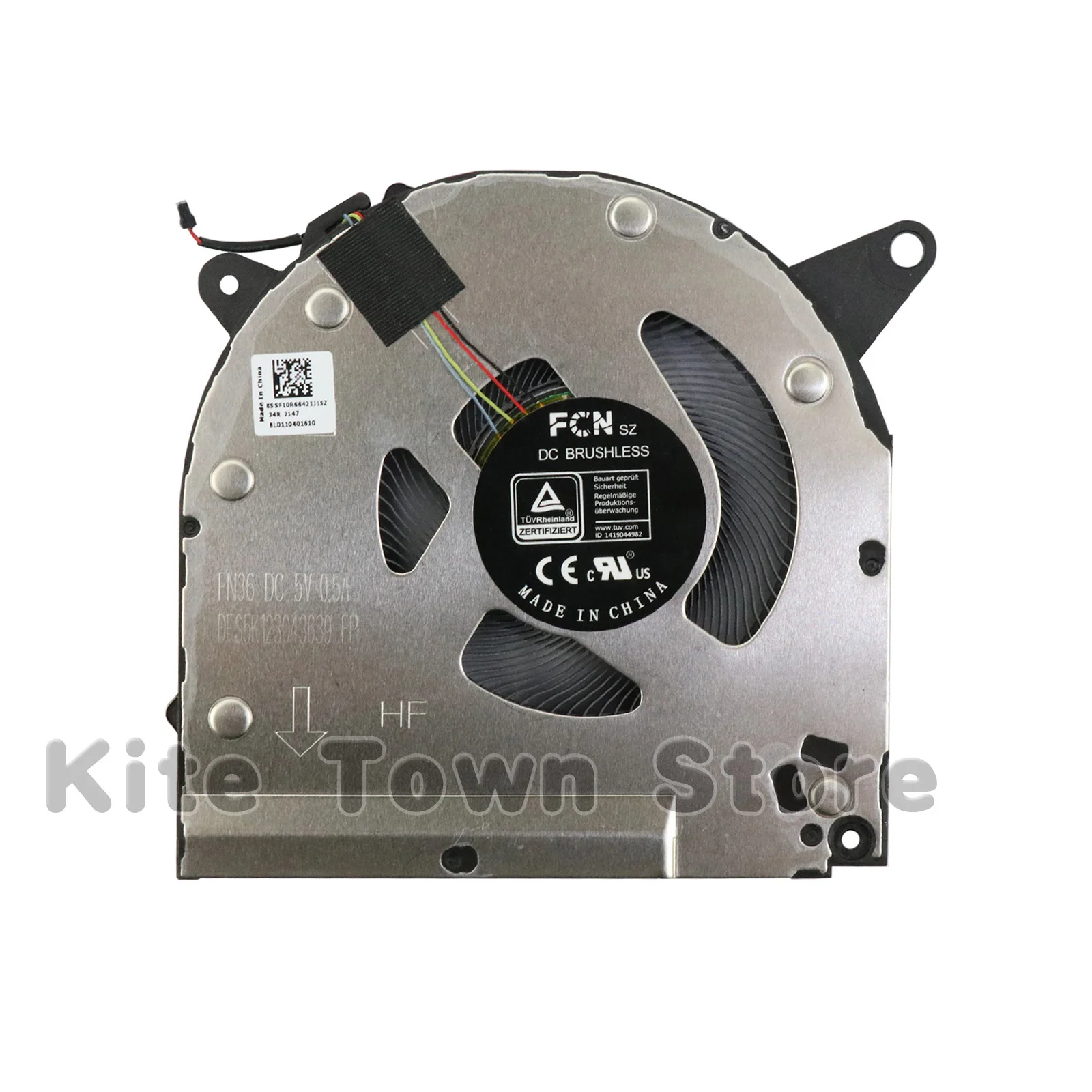 مروحة تبريد جديدة لوحدة المعالجة المركزية + وحدة معالجة الرسومات لينوفو فيلق S7-15IMH5 S7-15ARH5 S7-15ACH6 P/N: DFS5K121142629 FN35 DFS5K123043639 FN36