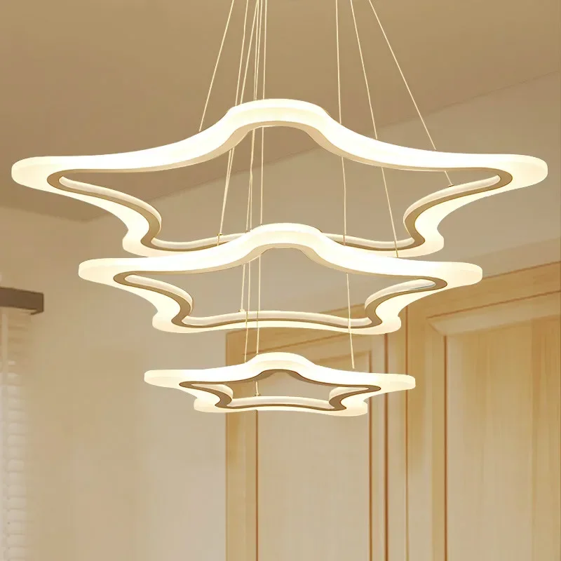 Creative modern LED pendant lights Kitchen Acrylic+Metal suspension hanging ceiling lamp for dinning room lamparas colgantes
