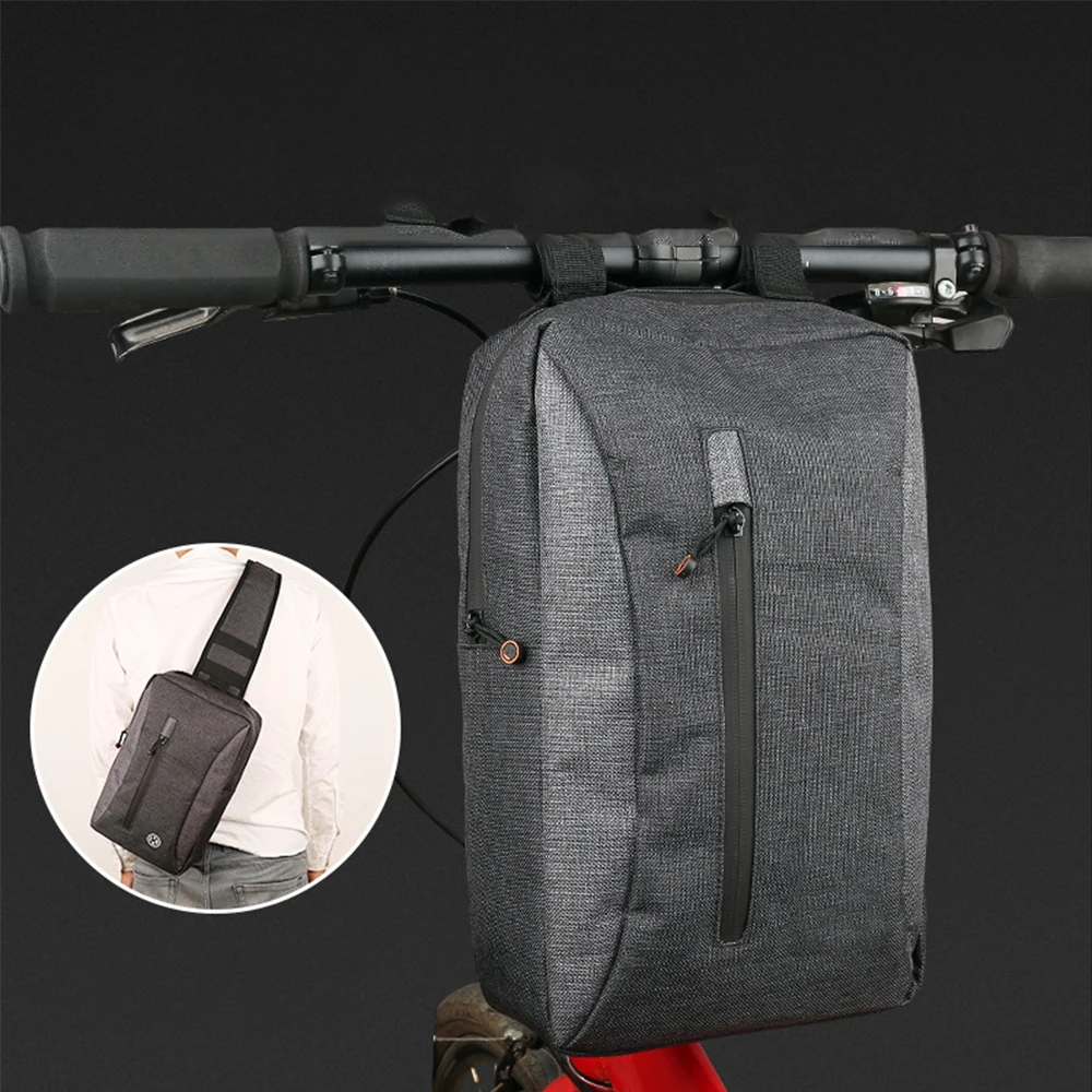 Electric Scooter Front Hanging Bag Uni-versal Bicycle Handlebar Pack Cycling Large Capacity Storage Bag Head Handle Pannier Bags