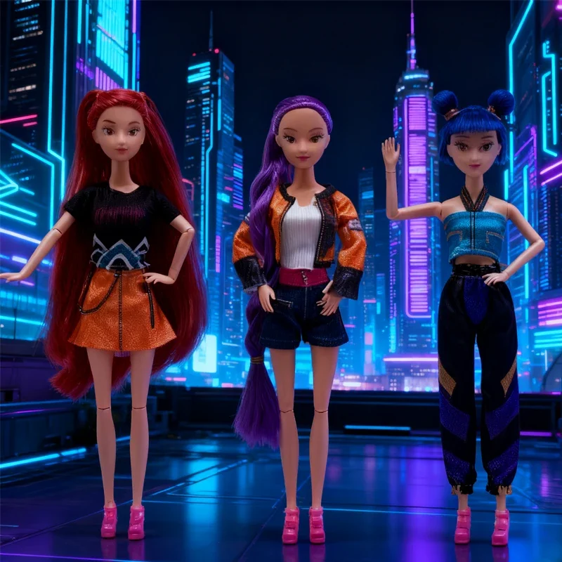 

@@2025 Hot 3 Trendy Kpop Devil Hunter Dolls, Vinyl Dolls, Dolls, Christmas Gifts, Birthday Gifts, Halloween Gift Girls' Toys@@