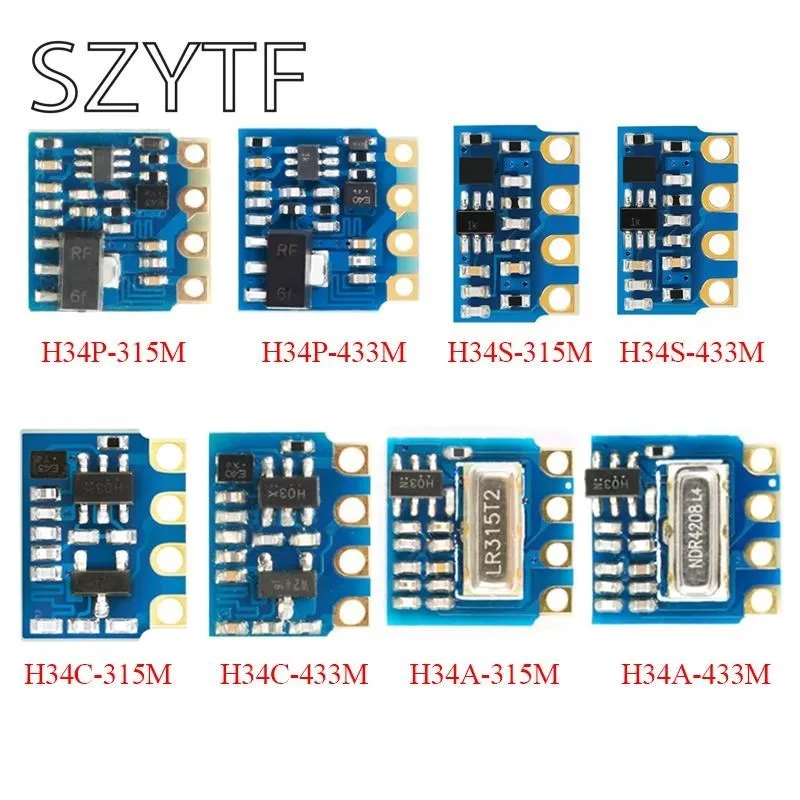 433Mhz 315mhz RF Transmitter Module Transmission Module Wireless Remote Control Long Distance Transmission H34P H34S H34C H34A