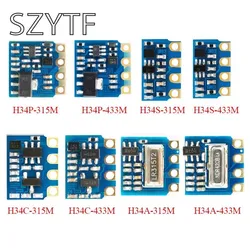 Módulo transmisor de RF de 433Mhz y 315mhz, Control remoto inalámbrico, transmisión de larga distancia, H34P, H34S, H34C, H34A