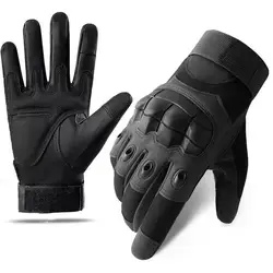 Motorcycle Camping and Hiking  rock climbing Tactical Gloves Touch Design Fitness Protection Sports  Hunting Full Finger Gloves/