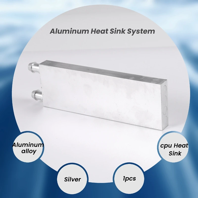 알루미늄 합금 CPU 라디에이터, 40x120mm 수냉 블록, 액체 수냉기, PC 노트북용 방열판