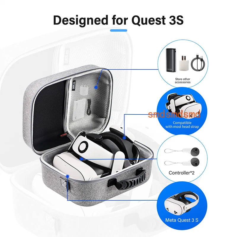 Carrying Case For BOBOVR M3 Pro BOBOVR S3 Pro Meta Quest 3 Kiwi Elite Headwear VR Glasses Portable Storage Bag Universal