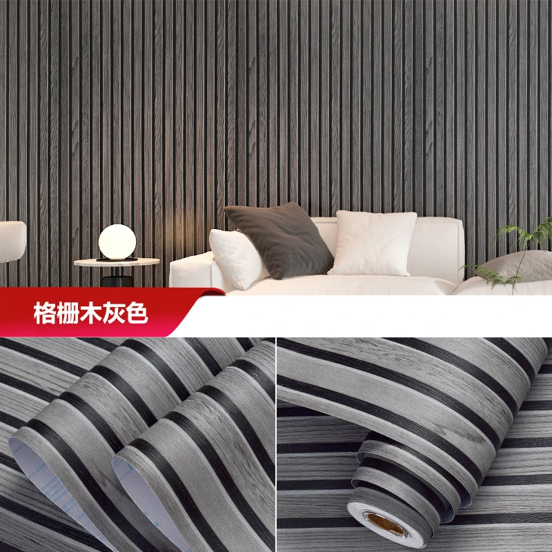 Thick Furniture Cabinet Self Adhesive Film Sticker Gold Line Stripe Wallpaper PVC Waterproof Wardrobe Contact Paper