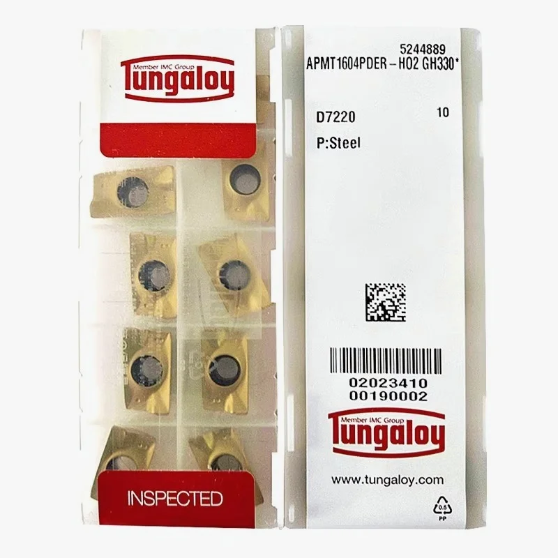 Tungaloy APMT1135PDER-H02 GH330 /APMT1604PDER-H02 GH330 fräser klinge CNC drehen werkzeug klinge hartmetall einsätze 10PCS