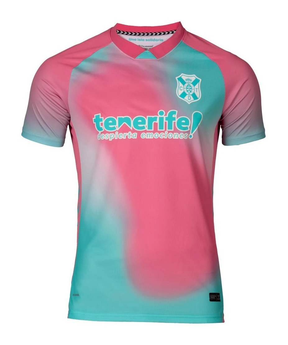 25-26 nuevas camisetas Primera RFEF, uniformes CD Tenerifeteam, camisas estampadas en 3D, camisetas deportivas unisex, camisetas para niños, 6XL