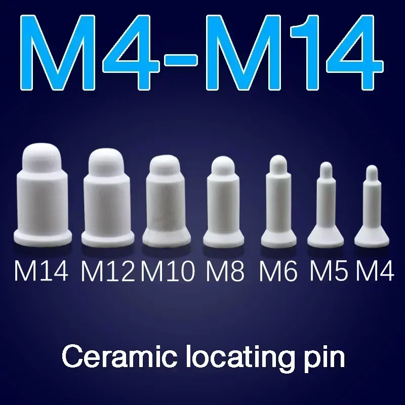 

10pcs Ceramic Locating Dowel Pins M4-M14 | Insulation Sleeve for Spot Welding | High-Temp Machine Accessories