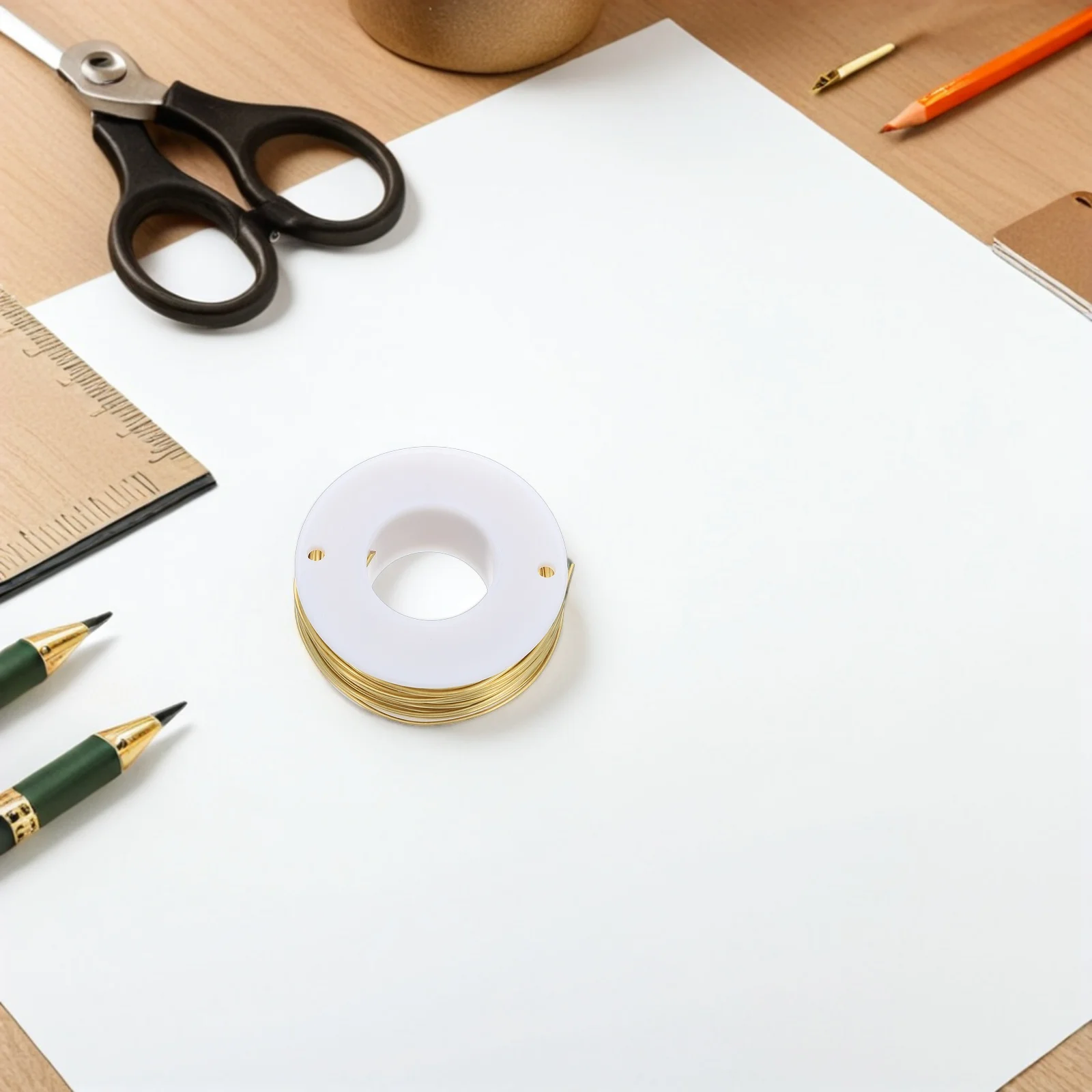 Alambre de latón dorado de 20 metros, retención confiable de brillo, materiales para hacer joyas, alambre para abalorios artesanales, suministros de accesorios DIY