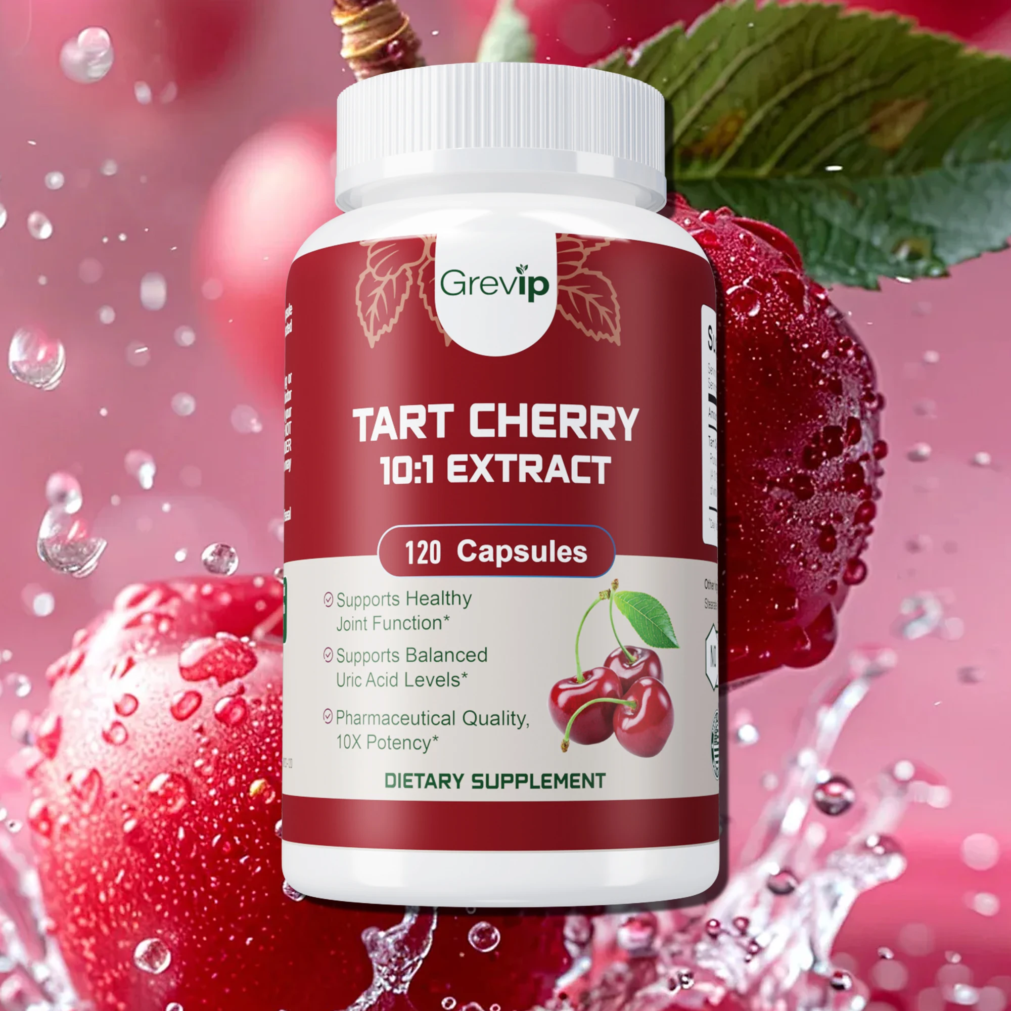 

Tart Cherry — для здоровья суставов и восстановления мышц, усовершенствованная очистка мочевой кислоты, балансирующие уровни мочевой кислоты, антиоксиданты