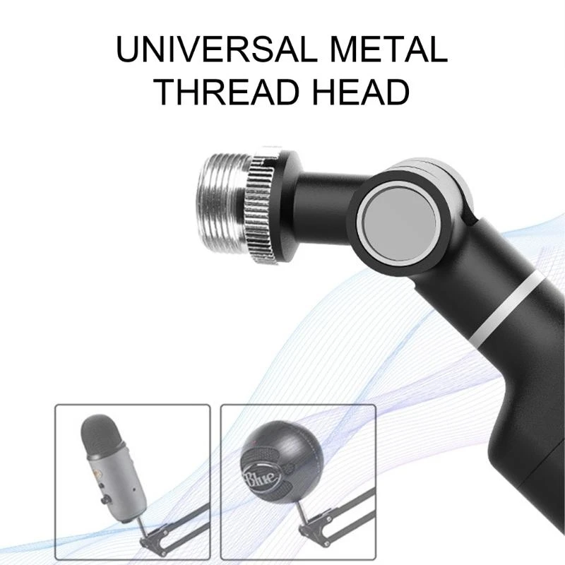 Braccio boom regolabile per il braccio del microfono da gioco con morsetto pesante a 360 gradi a sospensione rotante Mic vendita