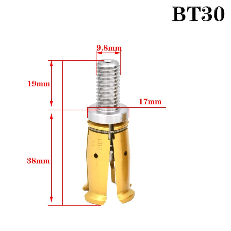 Male thread 45 degree BT30 Claw BT40 GRIPPERS External threaded Spindle claw clamp pull claw Tool milling CNC machine center