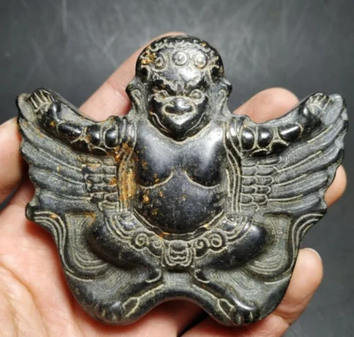 

Ancient China Hongshan Culture Meteorite Law Dapeng Spread wings amulet