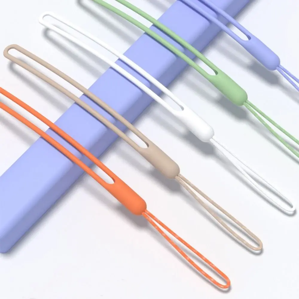 Fashion Short Phone Lanyard Soft Universal Phone Anti-lost Rope Silicone Keychain