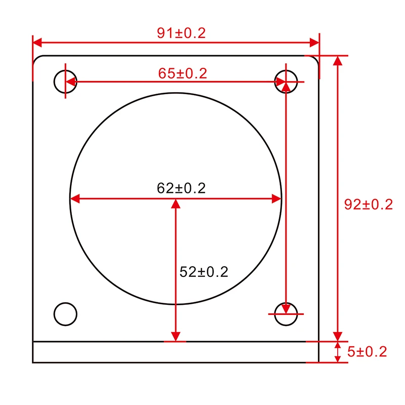 80 Flange Brushless Motor Base Horizontal Installation Right Angle Fixed Installation Base Motor