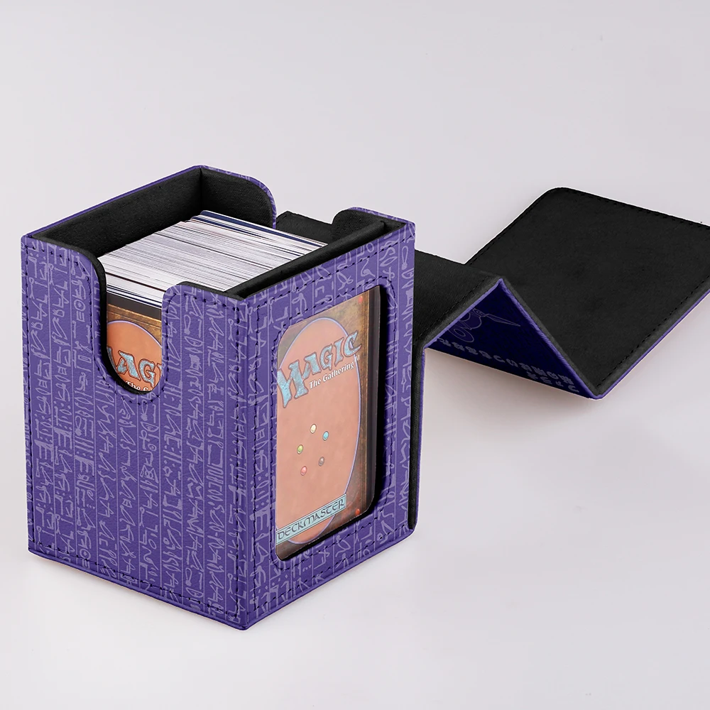 Yugioh Dark Magician Deck Box Yu-Gi-Oh! TCG OCG PTCG Trading Cards Pu Leather Storage Box 100+