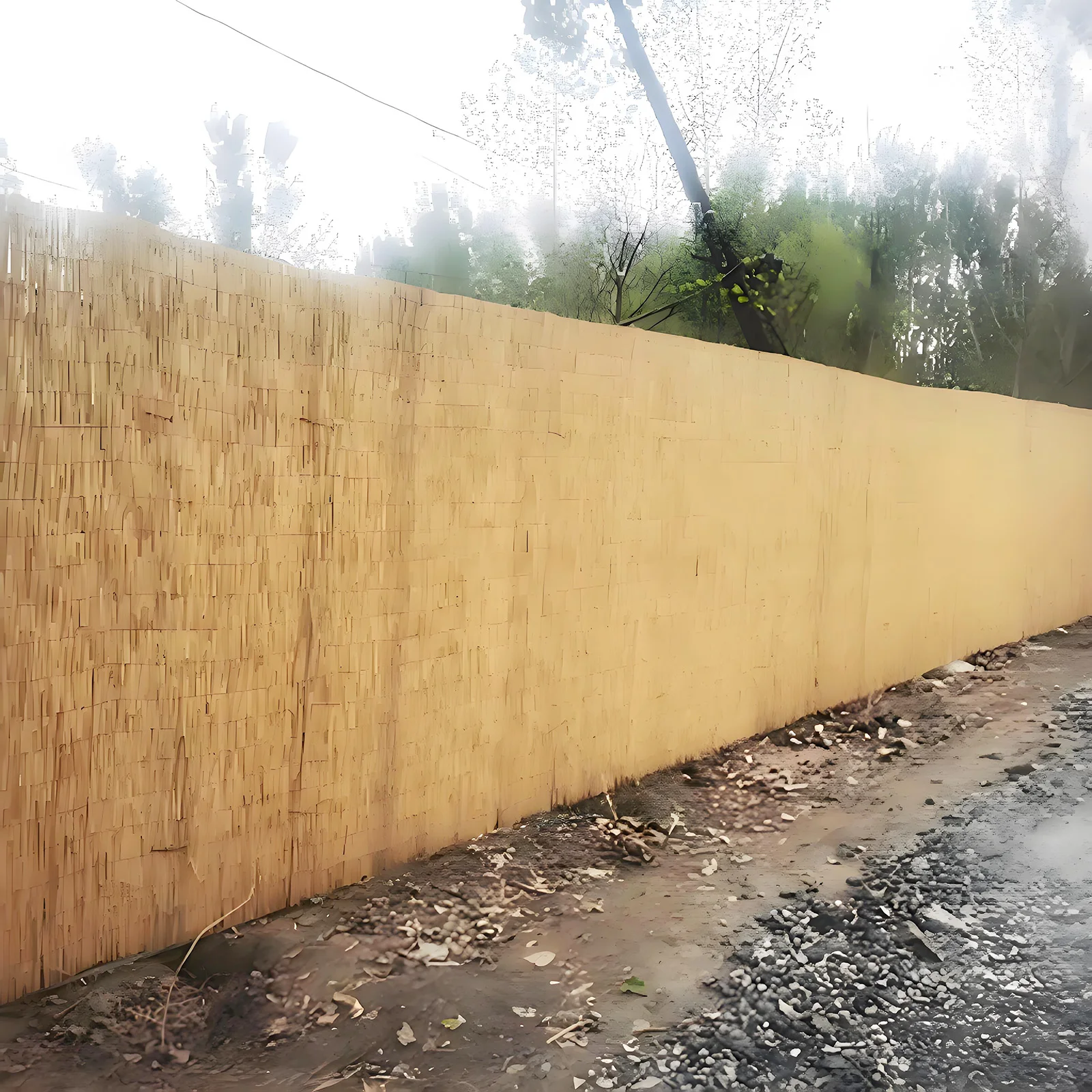 Natural Reed Fencing Roll 90cm x 3m with Packaging Box Garden Privacy Screen Reed Fence Panel Outdoor Patio Backyard Balcony Decorative Wind Protection Barrier