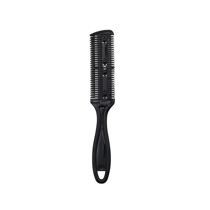 Double sided hair thinning hair cutting comb, double-sided shaver comb, used for styling and cutting thick and thin hair
