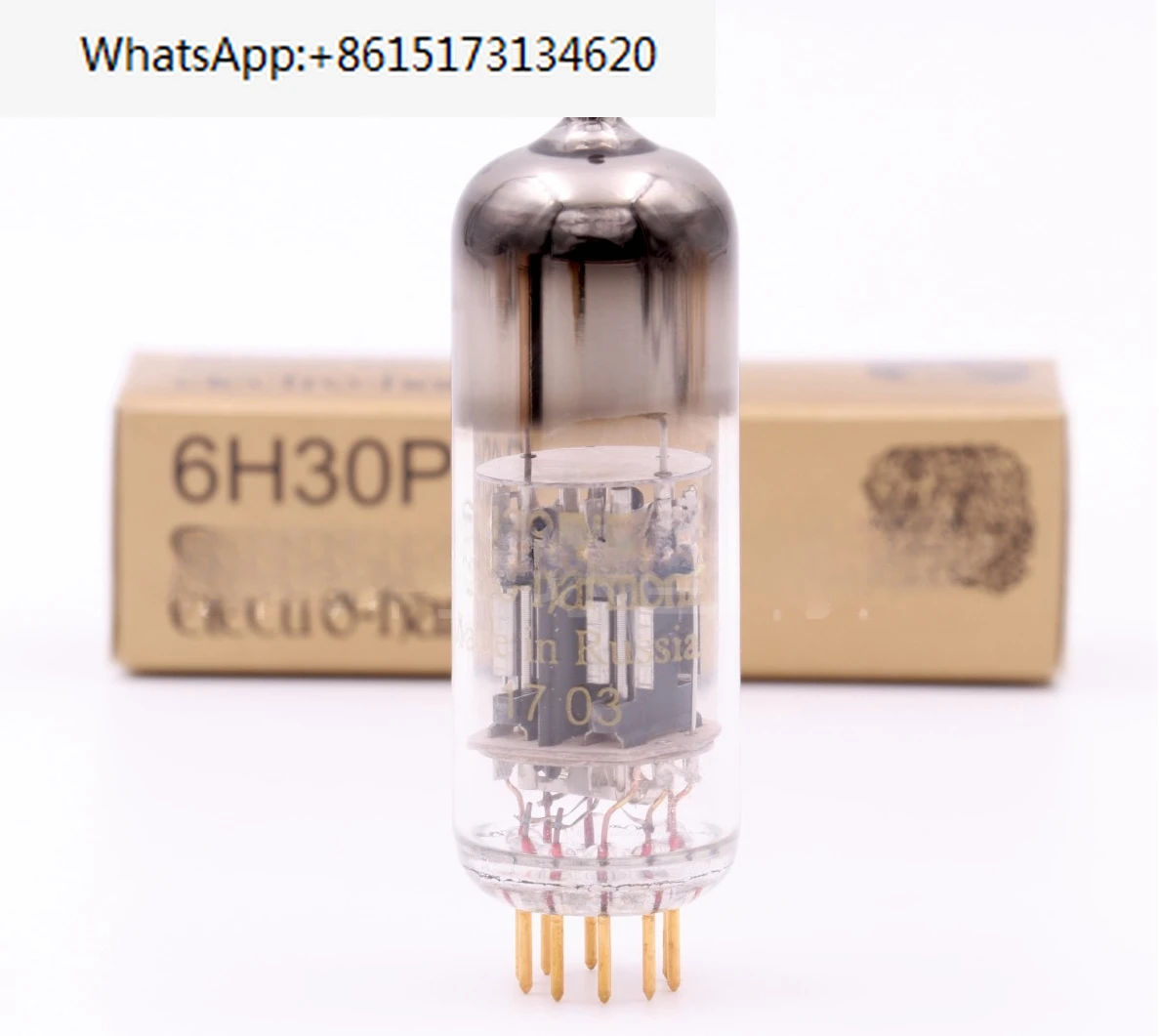 Precision matching of gold pin electronic tube with gold pin 6H30PI 6N6 electronic tube