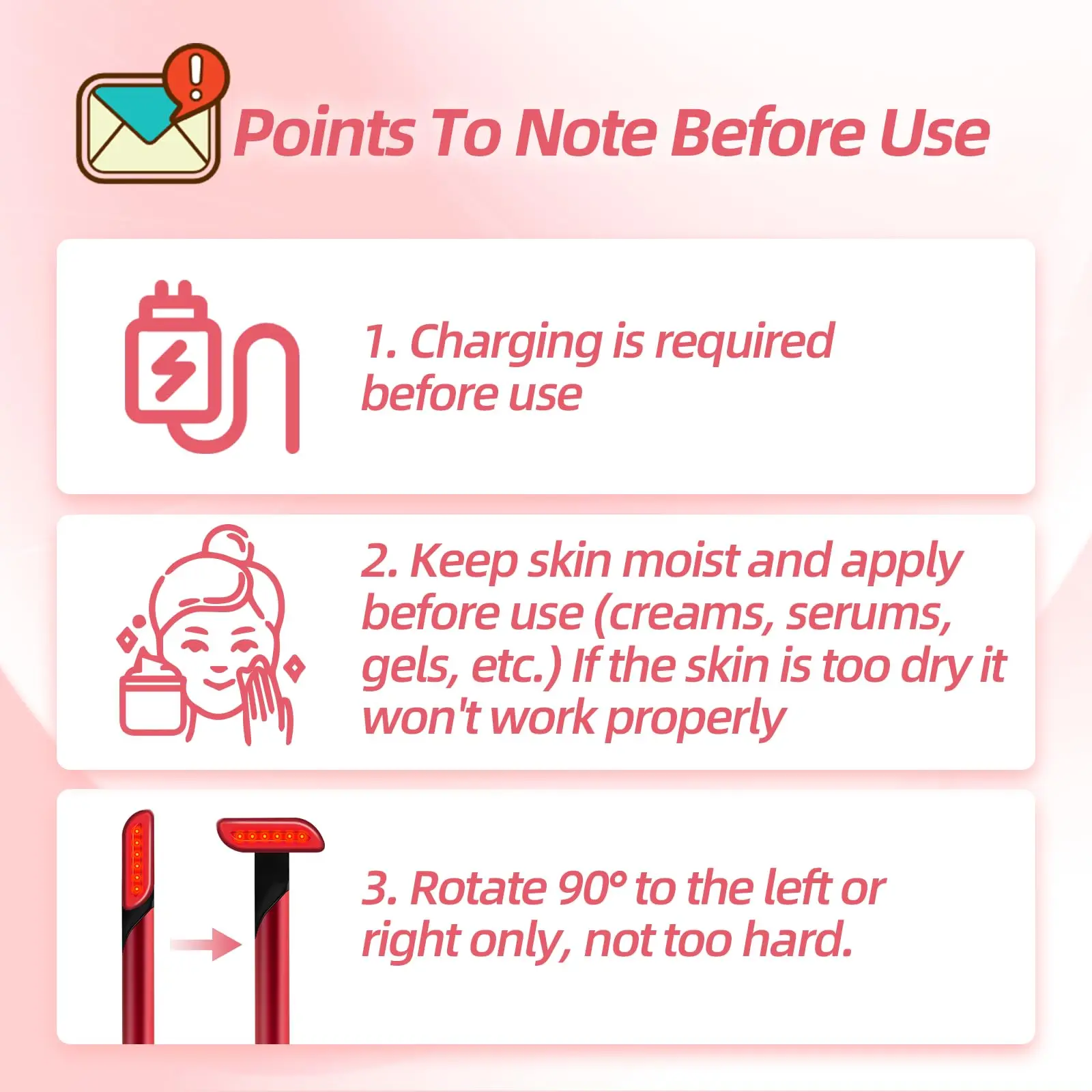 جهاز تدليك العين بالاهتزاز القابل لإعادة الشحن بلونين خفيفين - يعمل بالبطارية، محمول ومريح