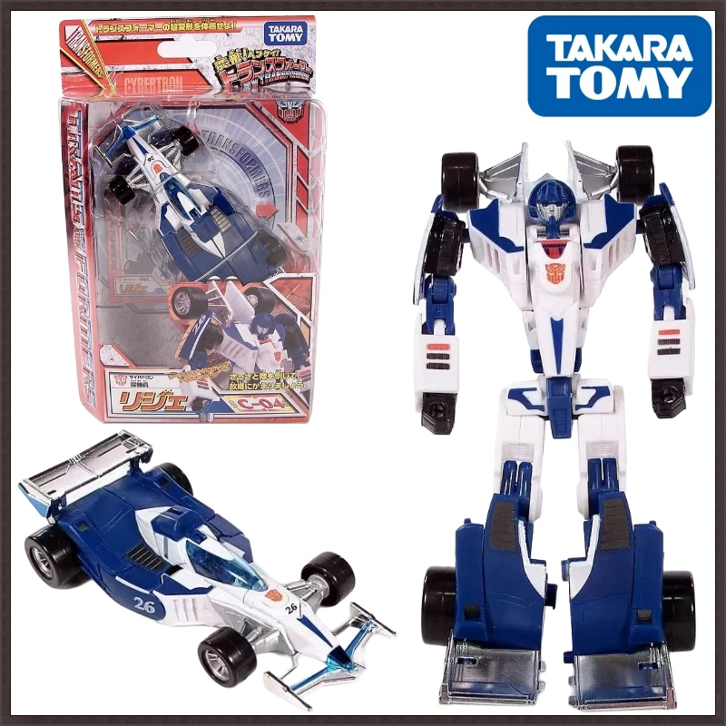 In Stock Takara Tomy Transformers C-04 Mirage Action Robot Models Collectible Figures Birthday Gifts