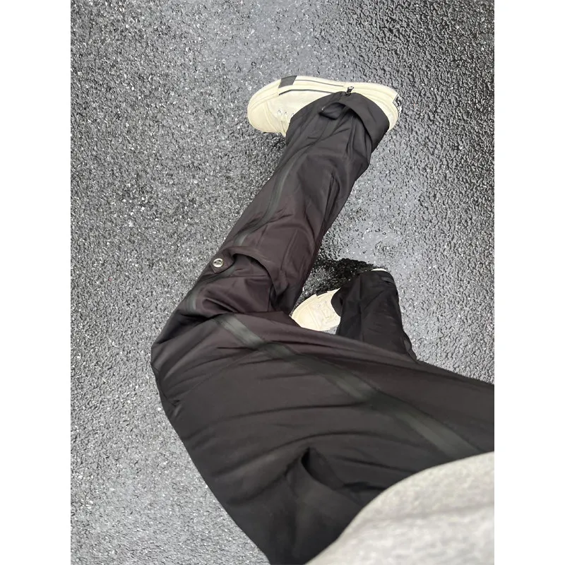 

Мужские брюки для походов на открытом воздухе American Sle, футболенепроницаемые брюки для спецодежды, весенне-осенние повседневные прямые брюки с боковой молнией