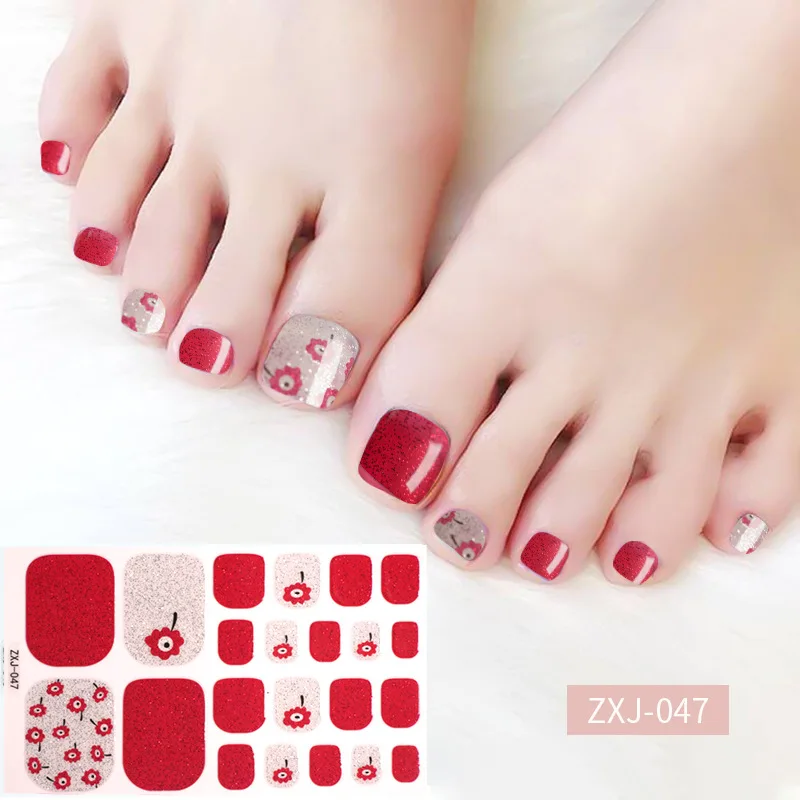 Top Nails Toetop Nail Sticker Internet Celebrity Top Nail Stickers Customized Douyin Toetop Nail Sticker Top Nails Sticker Full