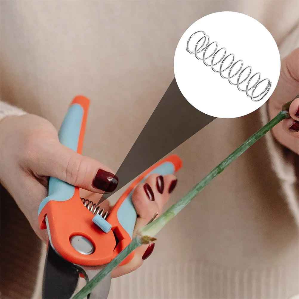 

20 шт. металлических компрессионных пружин для садовых ножниц, маленькие пружины для ремонта садового инструмента, запчасти для обрезки деревьев