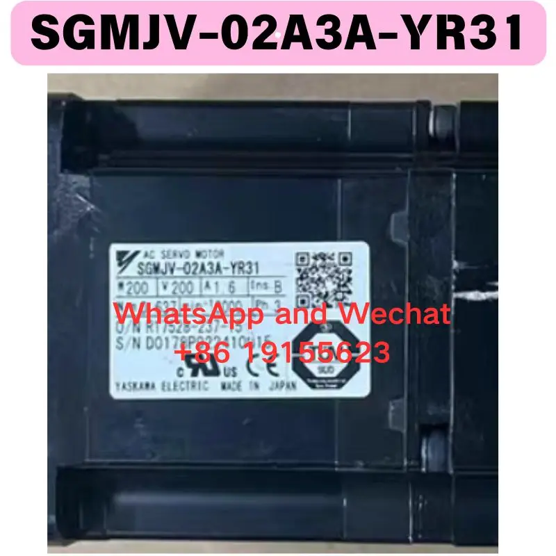Used SGMJV-02A3A-YR31 electric machinery Functional test OK Fast delivery