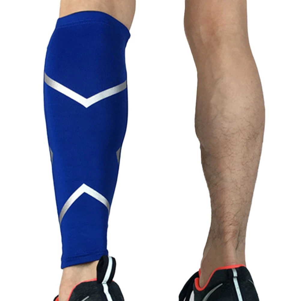 

Calf Compression Sleeve Sweat Absorbing Quick Dry Breathable Elastic Design Sports Shin Guard Basketball Calf Guards Muscle