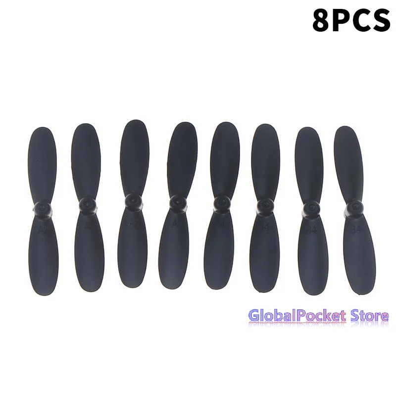 

[TG823]8PCS 42mm Props For 4D RC Spare Parts V8 Mini Toy R/C Mini Drone Quadcopter Propeller Parts Kit
