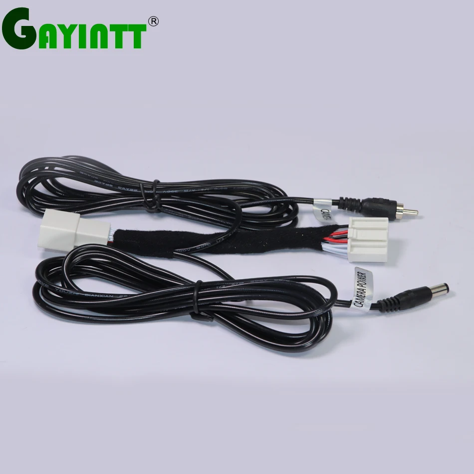 GAYINTT Car Rear View Camera Video Cable RCA Connection Adapter For Mazda 3 Mazda3 Axela BM Sedan 2014~2018 Original Monitor