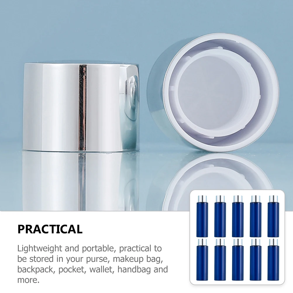 

10pcs Dispenser Makeup Lotion Bottle Travel Size Toner Emulsion Sub Bottle Lightweight Portable Multiple Uses