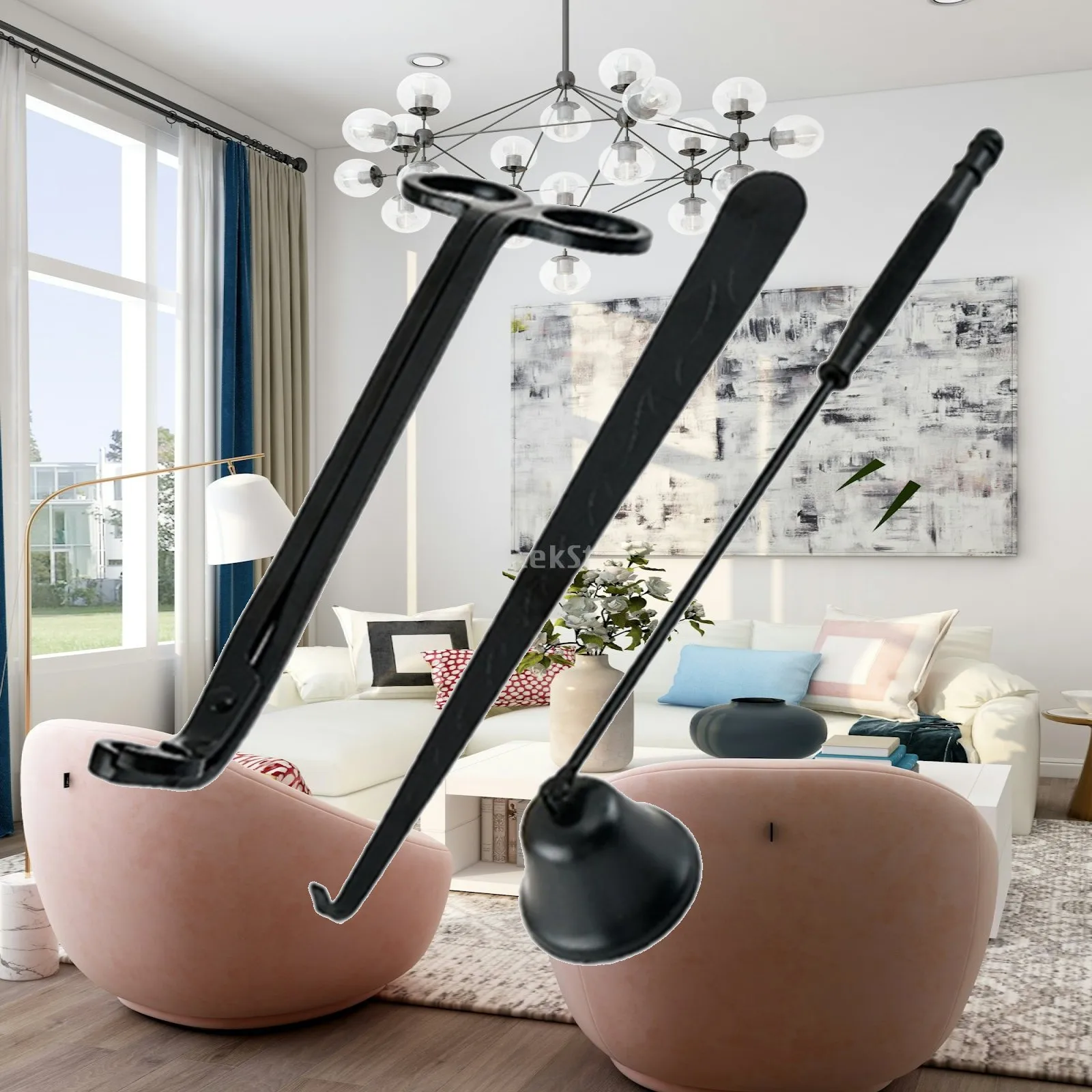 Candle Accessories Tool Set with Candle Wick , Candle Snuffer,