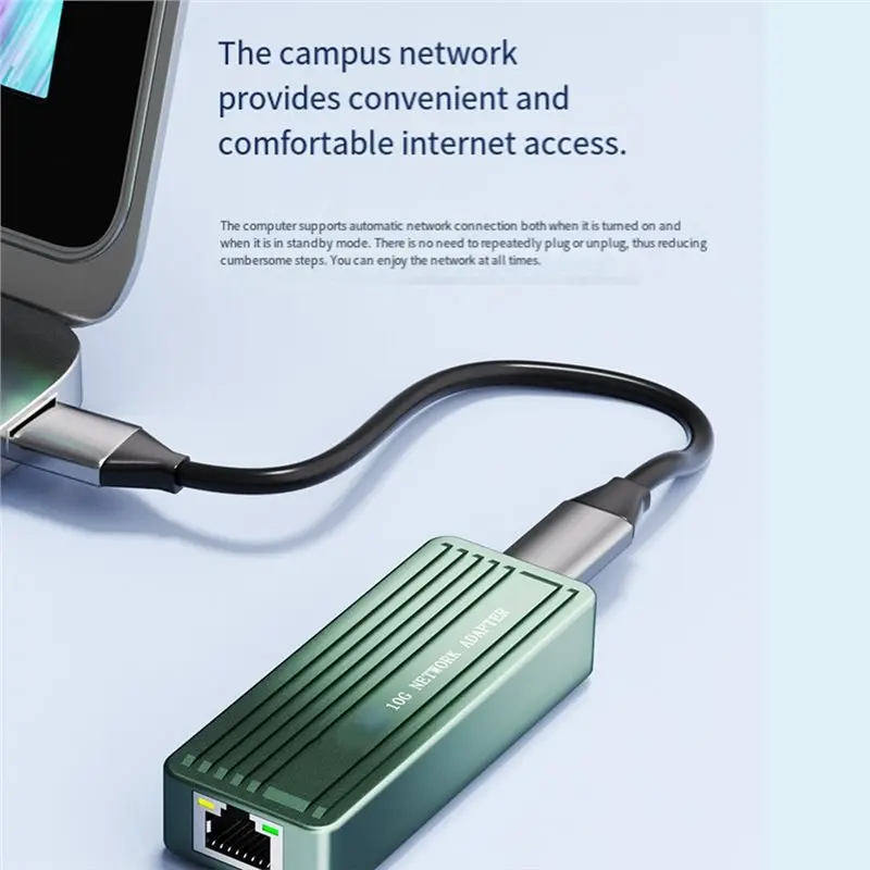 Realtek/RTL8159 10Gbe USB-C Ethernet Adapter USB3.2 Type-C 10