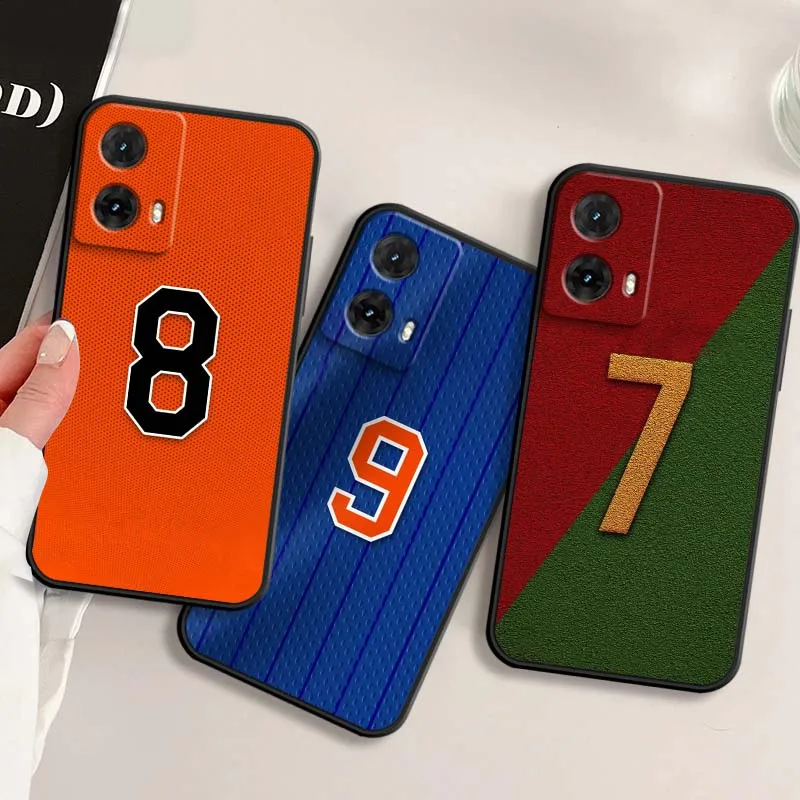 

Fashion Star Number Pattern Phone Case For Motorola G85 Edge 50 G24 G35 G14 G04 40 G72 G34 G31 G Stylus G54 G13 G32 5G Black