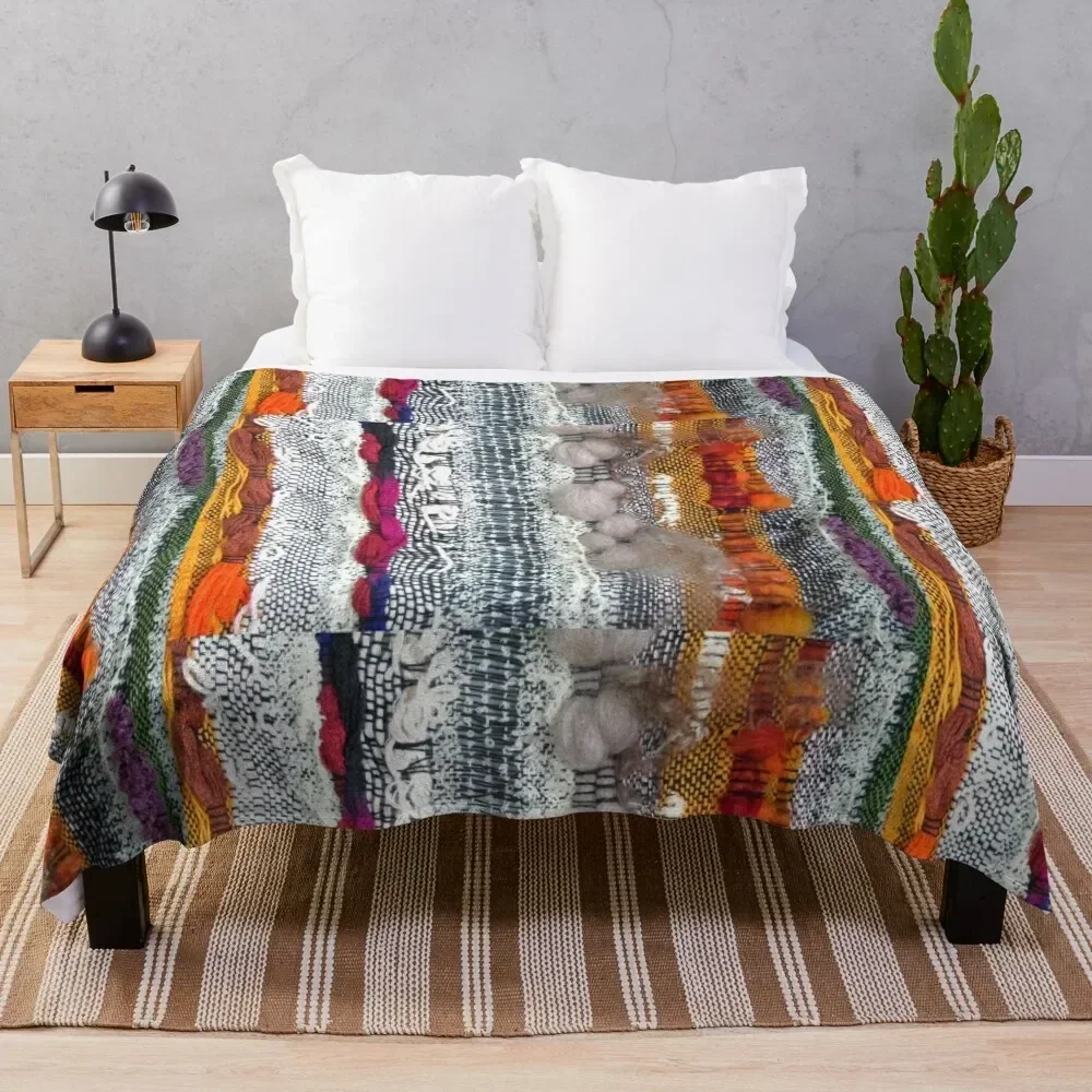 Loose Ends Throw Blanket Warm Flannel Blanket for Couch Chair Bedroom