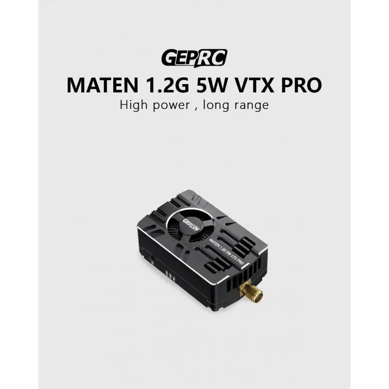 

Geprc Maten 1.2g 5w Vtx Pro Aluminum Alloy Cnc Shell And Supports The Irc Tramp Protocol