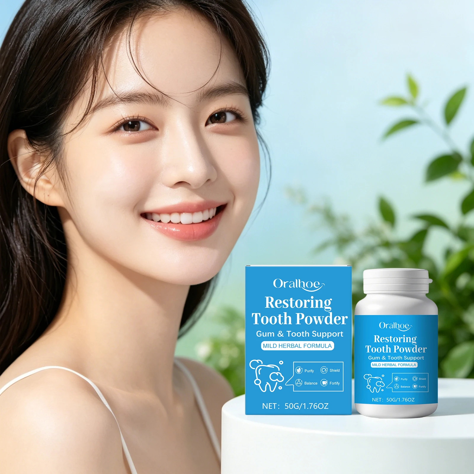 Restoring Tooth Powder Teeth Cleaning Gum Teeth Support Removing Dental Plaque Fresh Breath Enhances Brightness Whitening Powder