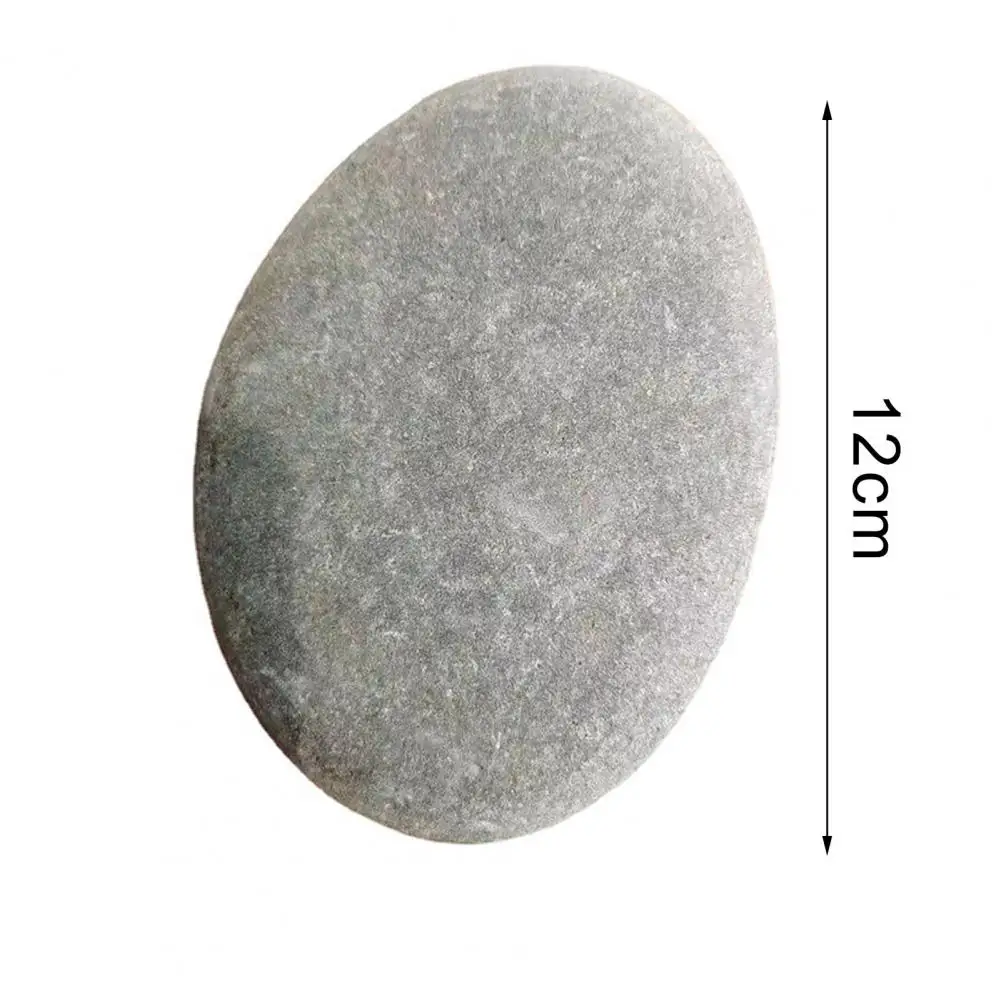 Flat Smooth Pebbles Art ภาพวาด River Rocks หินธรรมชาติสําหรับงานฝีมือ DIY Painted Pebbles อุปกรณ์ศิลปะตกแต่งสวน