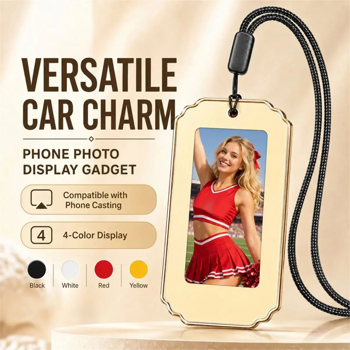 【HOT A88T】 DIY Smart Keychain 2.13 Inch Car Hanging Ornaments Memory Photo Transfer 4 Colors Display Screen Luggage Tag