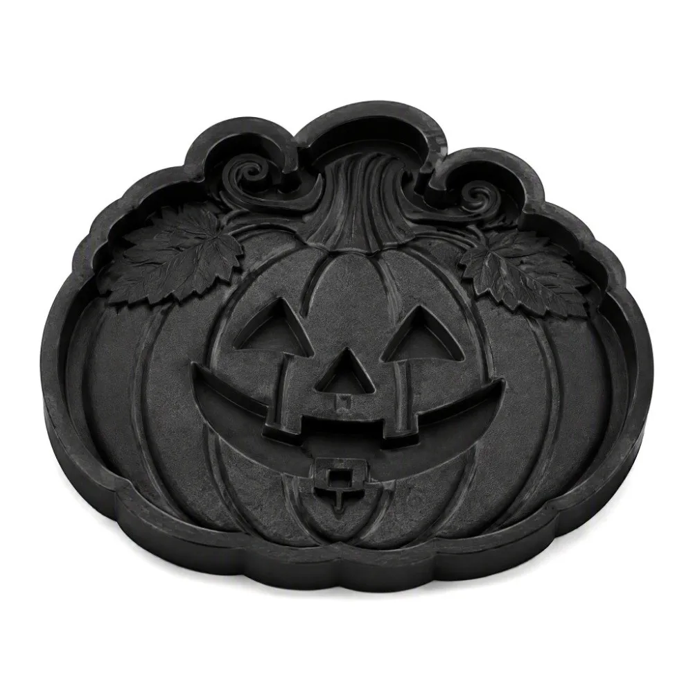 Reusable Pumpkin Stepping Stone Mold Pumpkin Shape Concrete Casting Path Paver Mold DIY Garden Craft DIY Concrete Paver