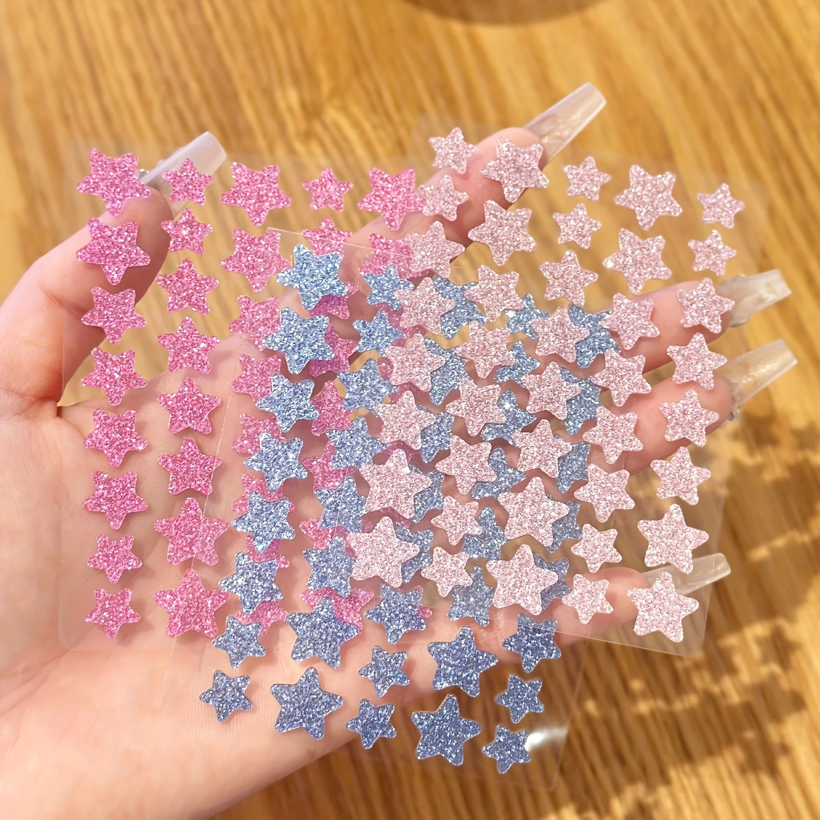 160PCS shining stars neutrals Pimple Patches for Face Hydrocolloid Acne Patches Cute Star Pimple Patches image 3