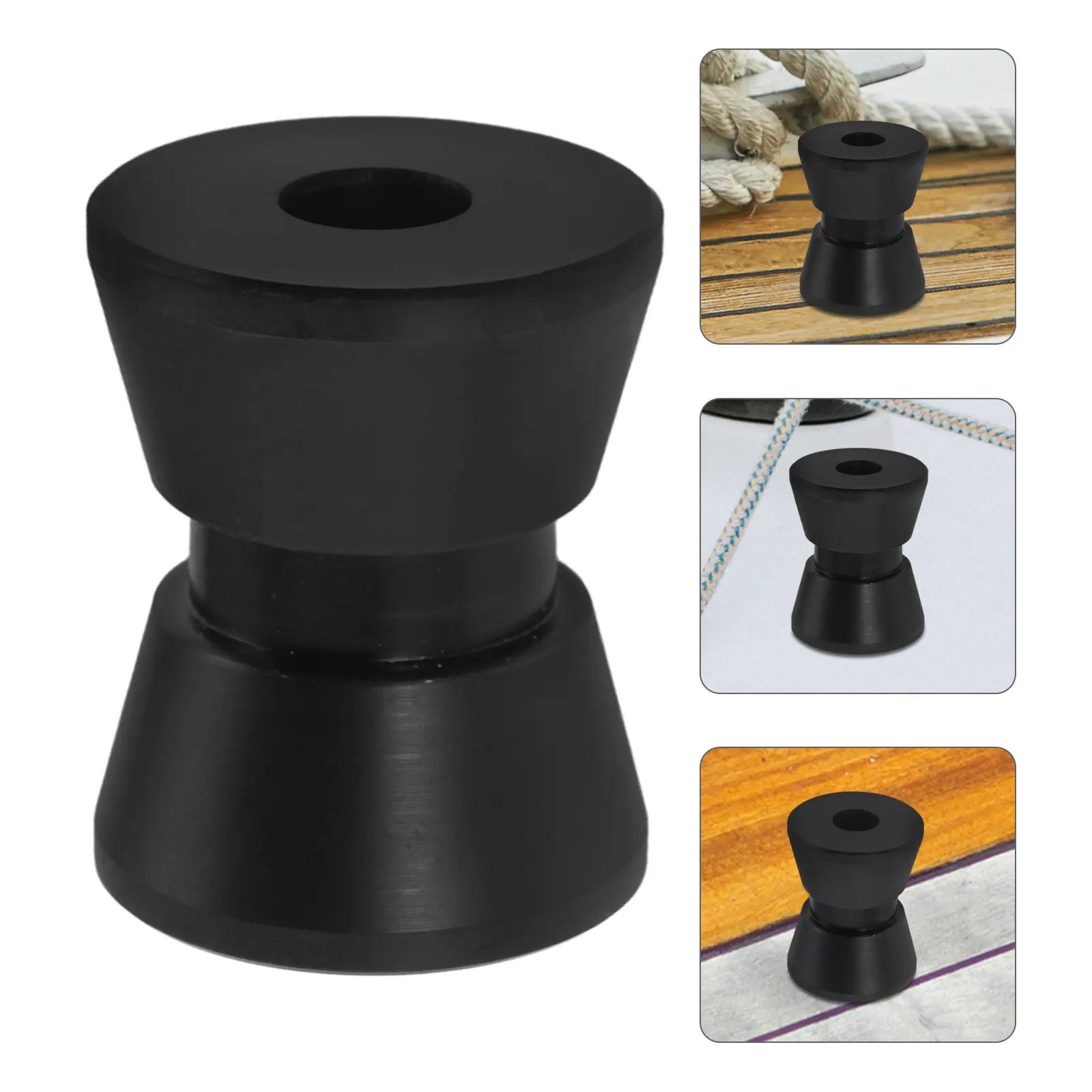 

2x1.5 Inch High Strength Nylon Bow Mount Anchor Roller for Watercraft Yacht Small Boat Marine Anchor Guide Pulley System
