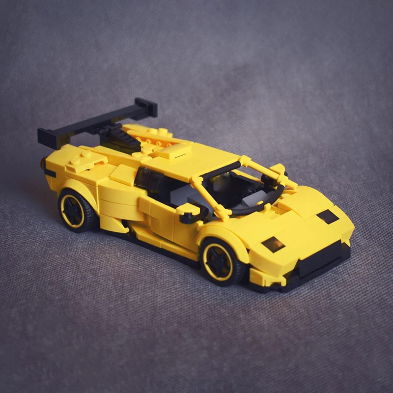 392pcs MOC City Champions Lamborghiniesed Diablo GTRs Model Building Blocks Architecture Idea Creative DIY Christmas Gifts Toys