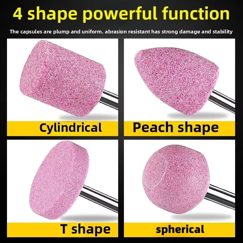 Volcanic Stone Grinding Bits: Sharp, Durable, No Shank Breakage, Evenly Distributed Abrasive Grains