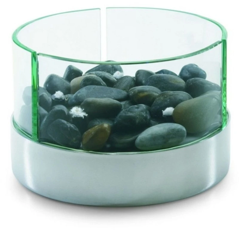 

Creative glass candle holder romantic fireplace candle lamp ornament